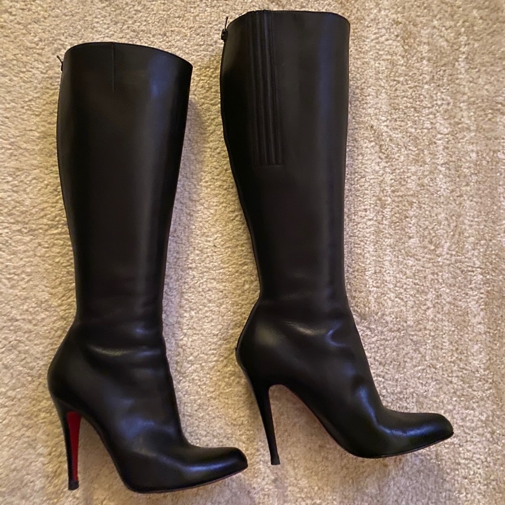 SOLD - Christian Louboutin black leather boots